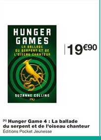 hunger game 4 la ballade du serpent et de l'oiseau chanteur