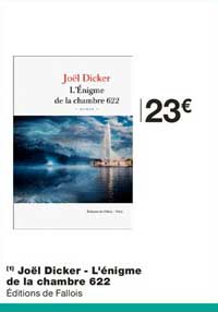 joël dicker l'énigme de la chambre 622