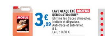 lave glaçe été démoustiqueur motul
