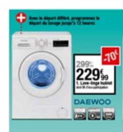 lave linge daewoo