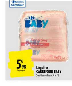 Lingettes Carrefour Baby