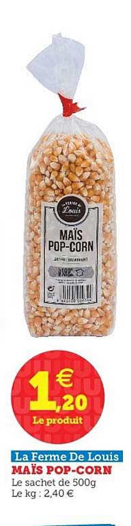 maïs pop corn la ferme de louis