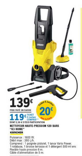 nettoyeur hautre pression 120 bars x3 home kärcher
