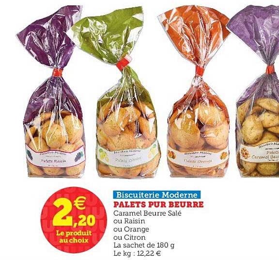 palets pur beurre biscuterie moderne