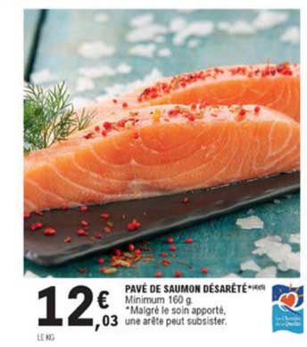 pavé de saumon désarêté