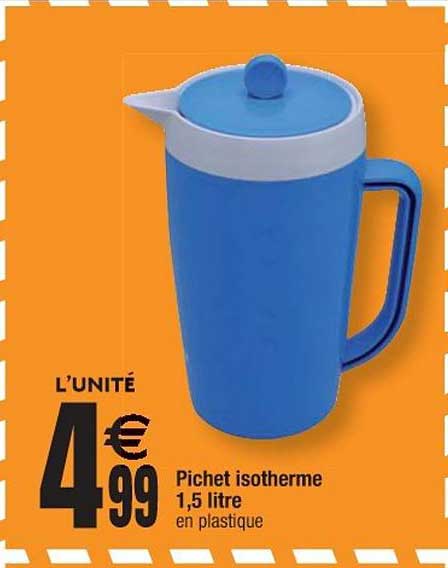 pichet isotherme 1.5 litre