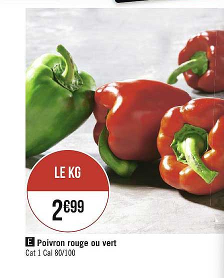 Poivron Rouge Ou Vert