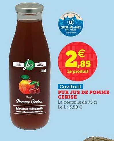 Pur Jus De Pomme Cerise Covifruit