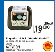 roquefort a.o.p. gabriel coulet