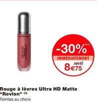 rouge à lèvres ultra hd matte revion