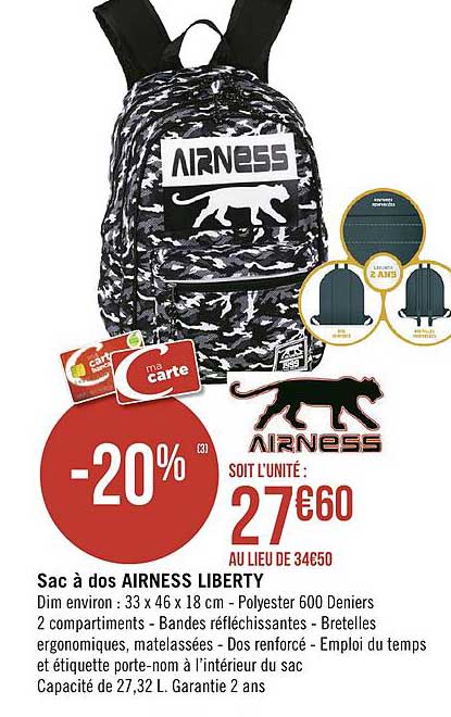 Sac à Dos Airness Liberty