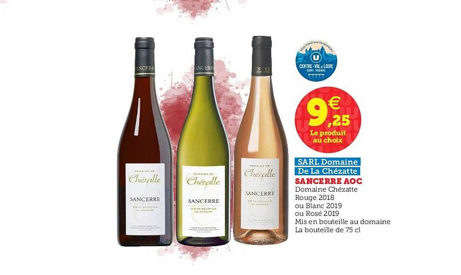 sancerre aoc sarl domaines de la chézatte