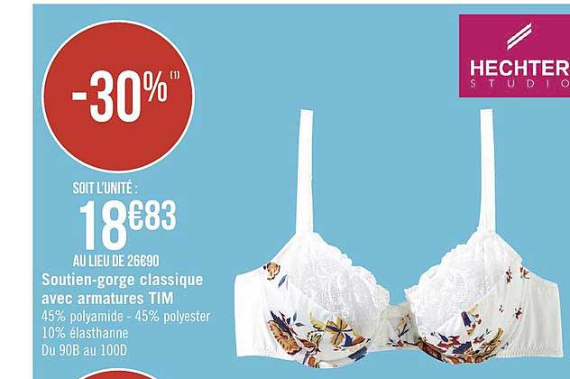 soutien gorge classqiue avec armatures tim