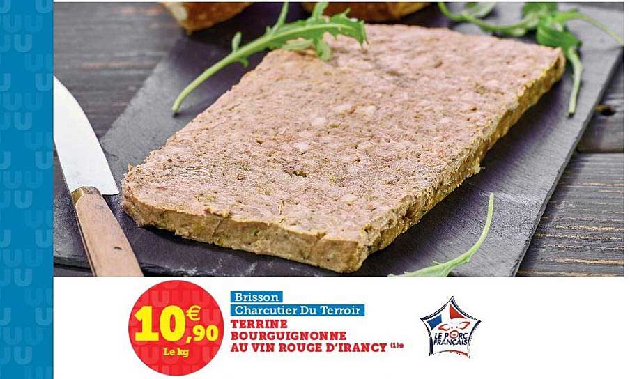 terrine bourguignonne au vin rouge d'irancy brisson charcutier du terroir