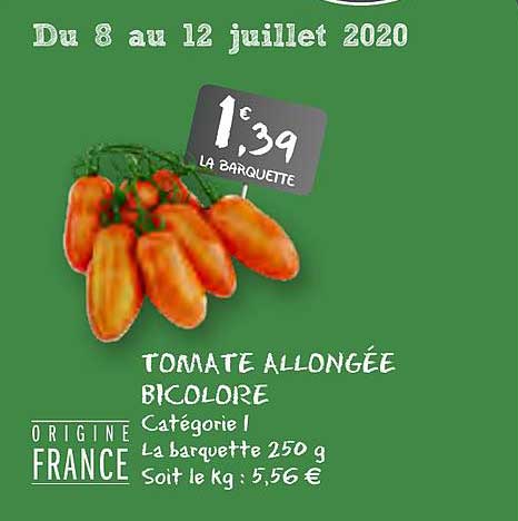 Tomate Allongée Bicolore