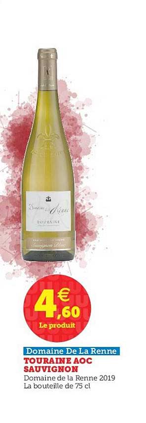 touraine aoc sauvignon domaine de la renne