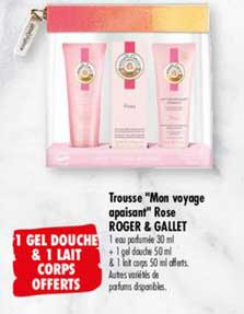Trousse "Man voyage apaisant" Rose Roger & Gallet