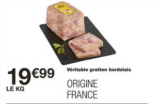 véritable gratton bordelais