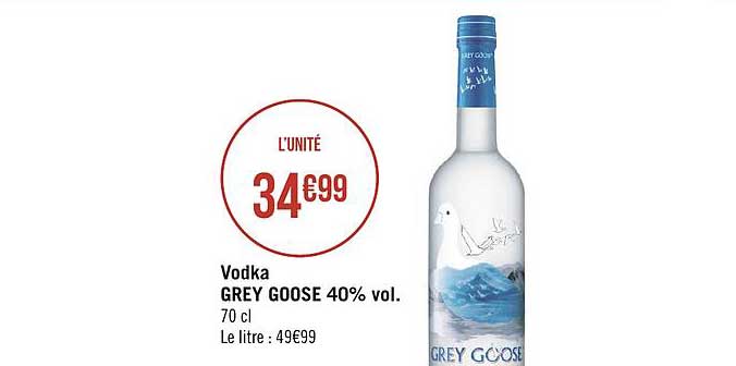 vodka grey goose 40% vol.