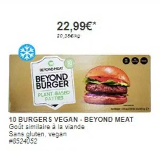 10 burgers vegan - beyond meat