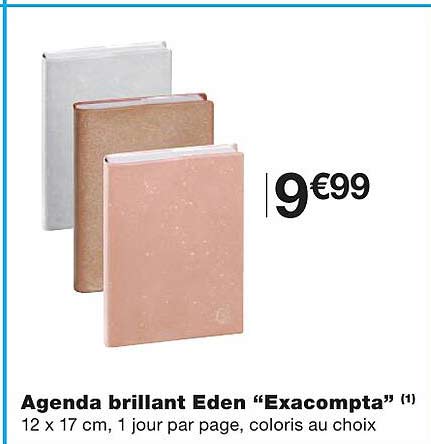 agenda brillant eden "exacompta"