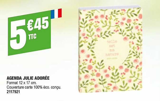 agenda julie adorée
