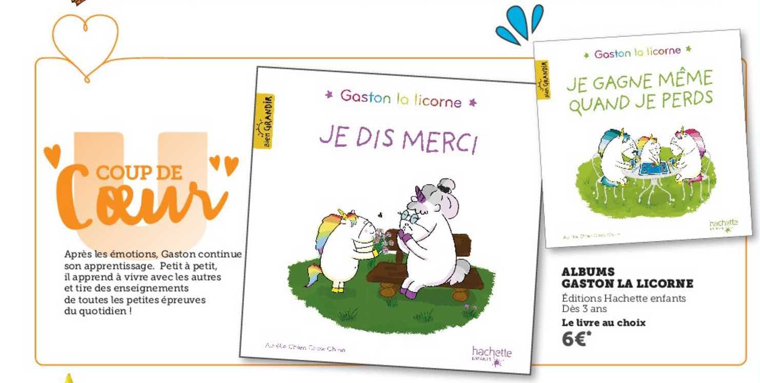 albums gaston la licorne