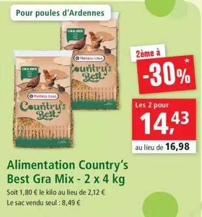 alimentation country's best gra mix
