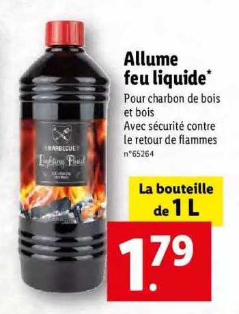 allume feu liquide