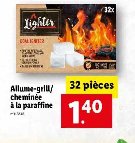 allume-grill-cheminée à la paraffine lighter
