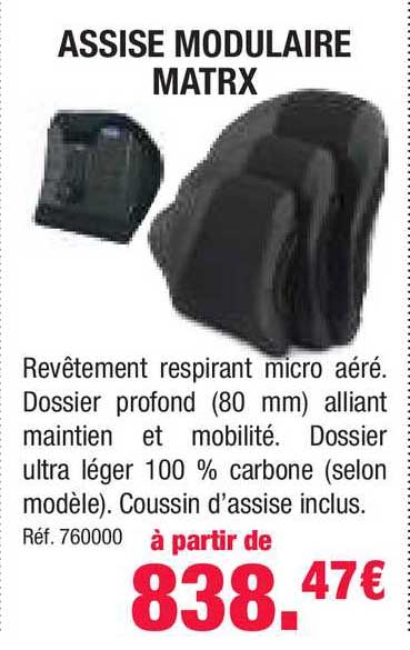 assise modulaire matrx