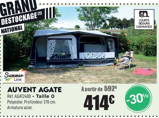 auvent agate summer line