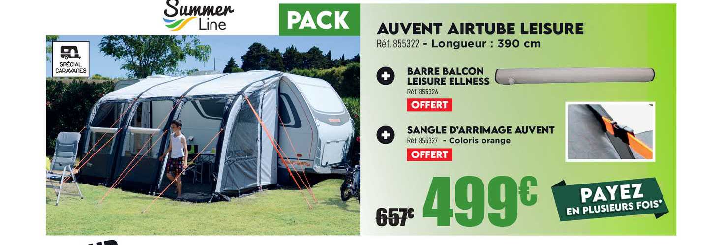auvent airtube leisure