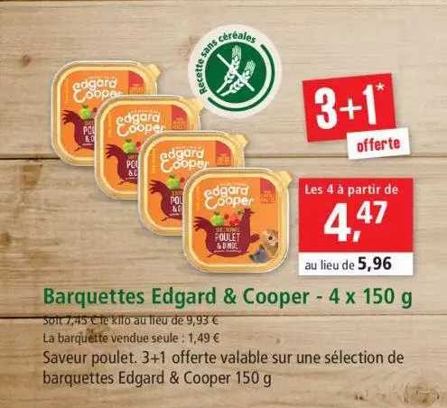 barquettes edgard & cooper