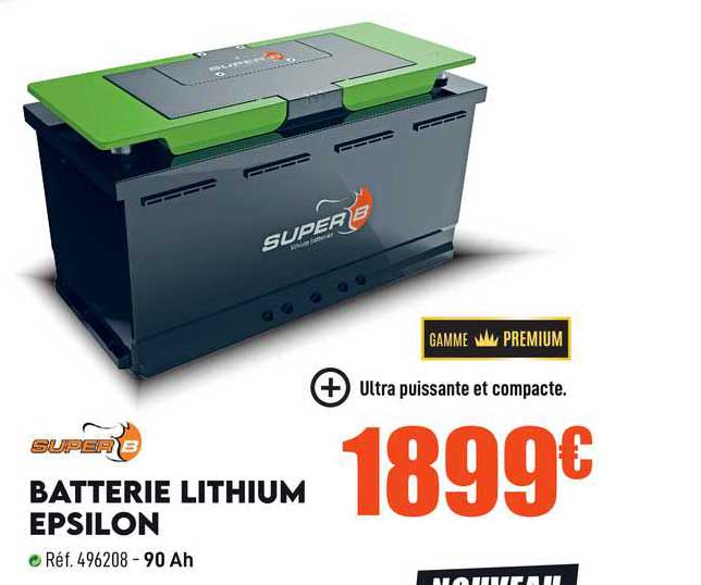 Batterie Lithium Epsilon Super B
