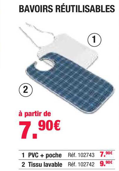 Bavoirs Réutilisable