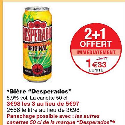 Bière "esperados"