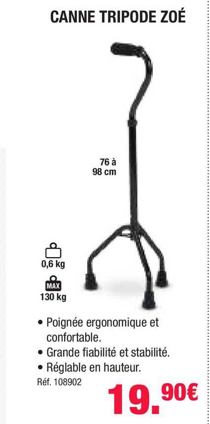 canne tripode zoé