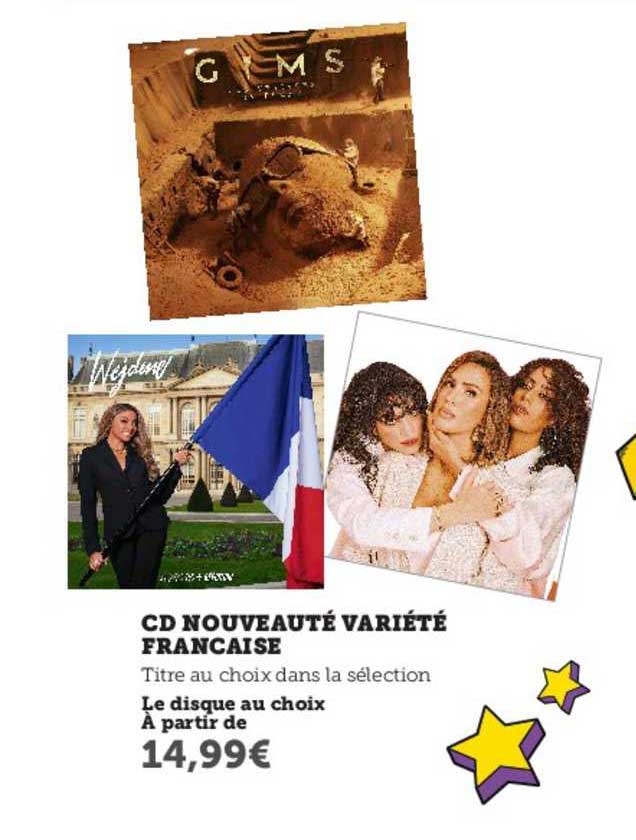 cd nouveauté variété française