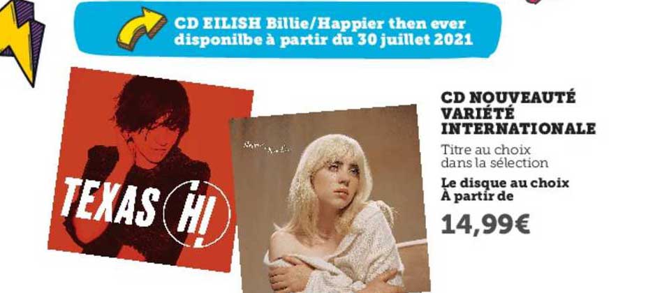 cd nouveauté variété internationale