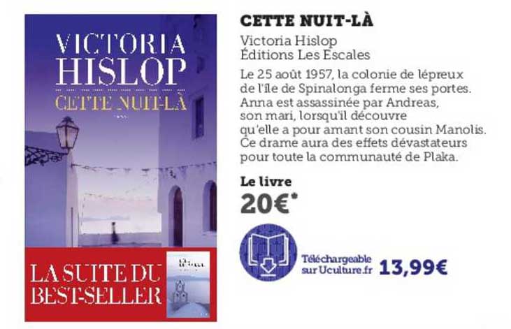 cette nuit-là - victoria hislop