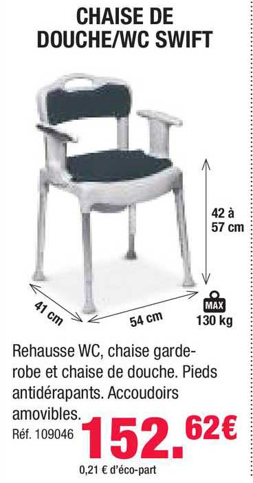 Chaise De Douche Wc Swift