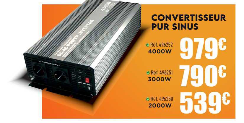 convertisseur pur sinus 4000 w - 3000 w - 2000 w