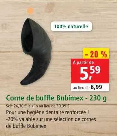 corne de buffle bubimex