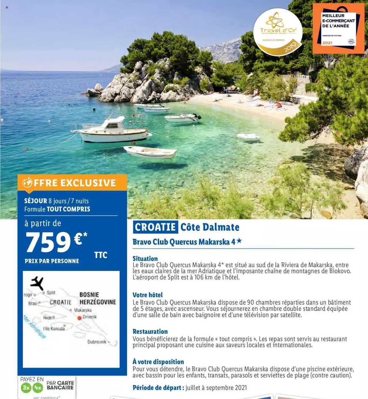 croatie côte dalmate