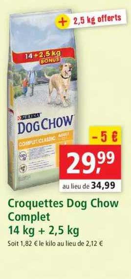 Croquettes Dog Chow Complet 14 Kg