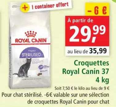 croquettes royal canin 37 4 kg