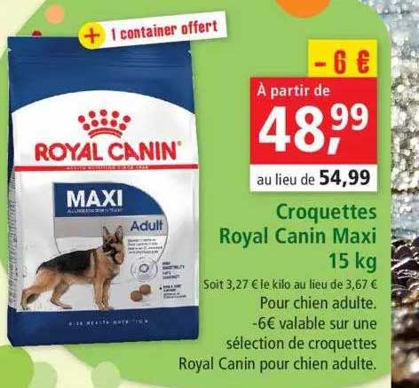 croquettes royal canin maxi