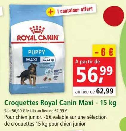 croquettes royal canin maxi