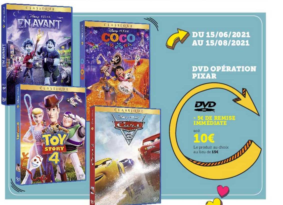 dvd opération pixar